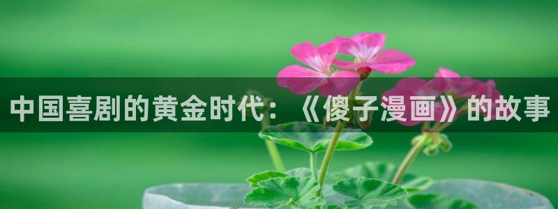 yy漫画网站免费观看：中国喜剧的黄金时代：《傻子漫画》的故事